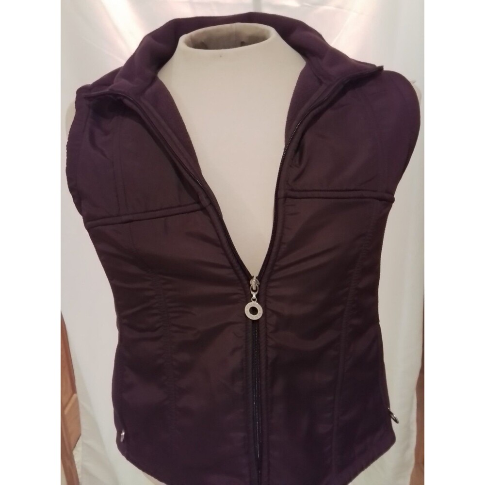 WOMEN'S BC CLOTHING PURPLE VEST. SZ LG. (2703).